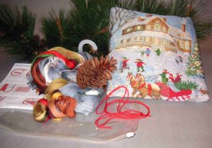 89098 TT Kissen Weihnachtsmotiv 18/18 inch Design 37x37 cm