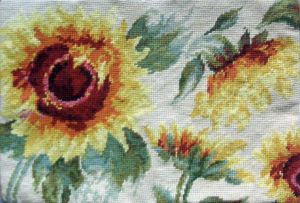 C4004 M Kissenmodell Sonnenblumen 40x28 cm