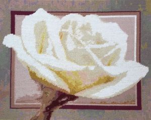 C4018 TT Kissen Rosen 23/20 inch 37x47 cm