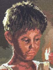 MR 6178 TT Knabe mit Kerze 49x39 cm