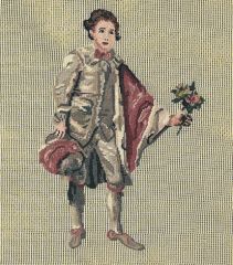 362 mf Rosenkavalier petit point 14/16 inch 26x18 cm