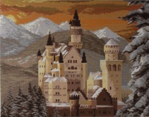 1072 TT Schloss Neuschwanstein 27/20 inch 52x41 cm
