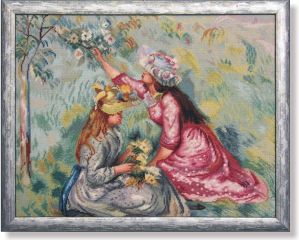 WO 795 TT Mädchen auf der Wiese von Renoir 64x50 cm