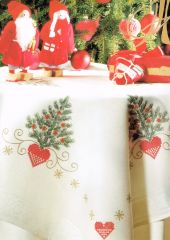 FHA 2002.A8585 Bäumchen m. Herz vorgezeichnet 85x85 cm