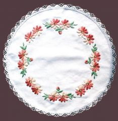 FHA 2102.B40 rd Deckchen Margariten Vorgez. 40 cm rund