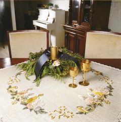 FHA 9212.B8585 Drei Kerzen Vorgezeichnet 85x85 cm