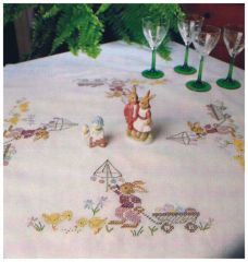 FHA 9338.C8080 Hase m.Eierbaum Komplettpack. 80x80 cm