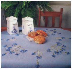 FHA 9359.C9090 Kornblumen Komplettpack. 90x90 cm