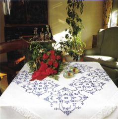 FHA 9413.D8080 Indisch Blau Komplettpackung 80x80 cm