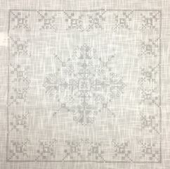 FHA 9663.B5050w weiß, Spitze Weihkorbdeckchen 50x50 cm