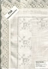 FHA 9663.B5050c creme, Spitze Weihkorbdeckchen 50x50 c