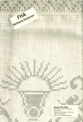 FHA 9665.B5050c creme, Spitze Weihkorbdeckchen 50x50 c