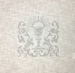 FHA 9665.B5050c creme, Spitze Weihkorbdeckchen 50x50 c