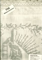 FHA 9666.B5050c creme, Spitze Weihkorbdeckchen 50x50 c