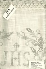 FHA 9667.B5050c creme, Spitze Weihkorbdeckchen 50x50 c