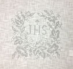 FHA 9667.B5050c creme, Spitze Weihkorbdeckchen 50x50 c