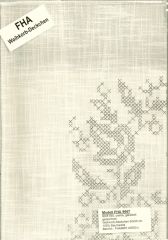 FHA 9667.A5050c creme, gekett Weihkorbdeckchen 50x50 c