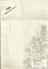 FHA 9668.A5050c creme, gekett Weihkorbdeckchen 50x50 c