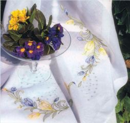 FHA 9860.A9090 Krokusse Vorgezeichnet 90x90 cm