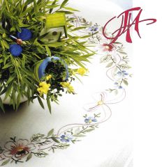 FHA 9890.C9090 Blütenkranz Komplettpack. 90x90 cm