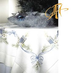 FHA 9943.C9090 Blaue Kerzen Komplettpack. 90x90 cm