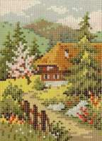 GS1318-02 Häuschen 13x18 cm