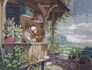 J23522-3 TT Spitzweg Verdächtiger Rauch 55x42 cm Jolles