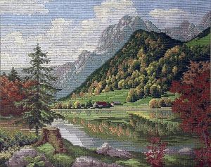 J23543-3 TT Alpenlandschaft 55x43 cm Jolles
