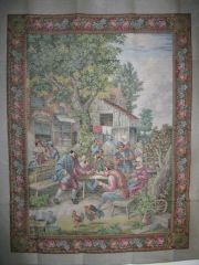 J23548 TT Bauern vor der Scheune 110x145 cm Jolles