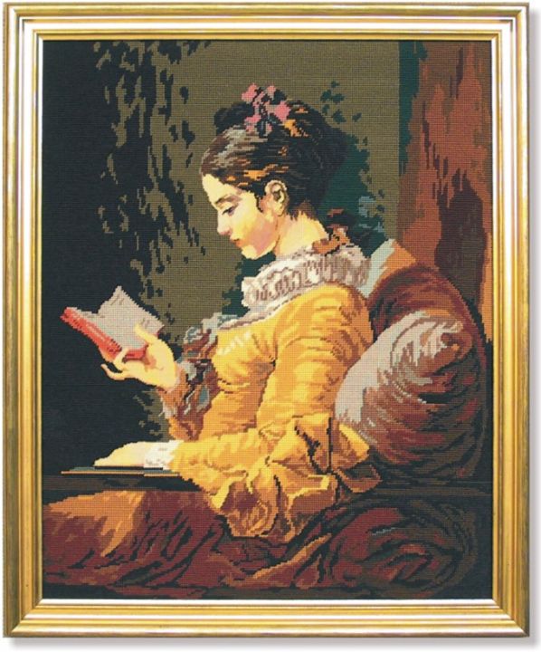 334 TT Lesendes Mädchen von Fragonard 69x55 cm