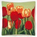 C4165 M Kissenmodell Tulpen 16/16 inch 40x40 cm